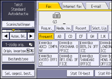 Afbeelding van bedieningspaneel