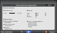 Afbeelding van bedieningspaneel
