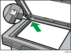 Afbeelding van de glasplaat met genummerd bijschrift