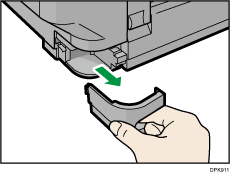 Afbeelding klep van netsnoerconnector