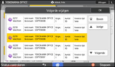 Afbeelding van bedieningspaneel