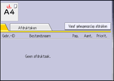 Afbeelding van bedieningspaneel