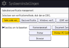 Afbeelding van bedieningspaneel
