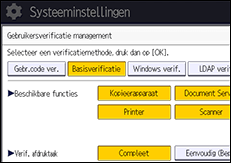 Afbeelding van bedieningspaneel