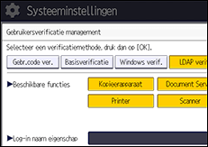 Afbeelding van bedieningspaneel