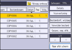 Afbeelding van bedieningspaneel