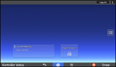 Illustrasjon av kontrollpanelet