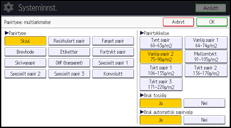 Illustrasjon av betjeningspanelet