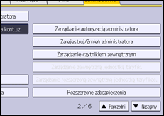 Ilustracja ekranu panela operacyjnego