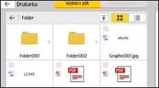 Ilustracja ekranu panela operacyjnego