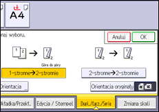 Ilustracja ekranu panela operacyjnego