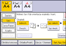 Ilustracja ekranu panela operacyjnego