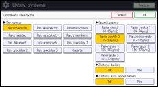 Ilustracja ekranu panela operacyjnego