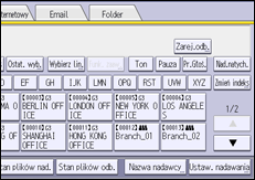 Ilustracja ekranu panela operacyjnego