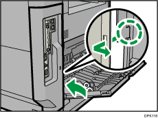 Ilustração da retaguarda do equipamento
