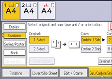 ภาพแสดงหน้าจอแผงควบคุม