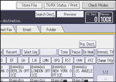 ภาพแสดงหน้าจอแผงควบคุม