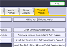 İşlem paneli ekran çizimi