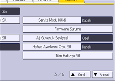 İşlem paneli ekran çizimi