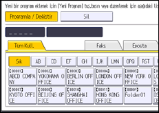 İşlem paneli ekran çizimi
