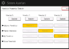 İşlem paneli ekran çizimi