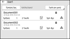 İşlem paneli ekran çizimi