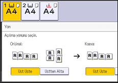 İşlem paneli ekran çizimi