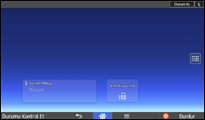 İşlem paneli ekran çizimi