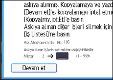 İşlem paneli ekran çizimi