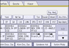İşlem paneli ekran çizimi