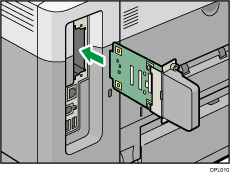 Ilustração da unidade de interface