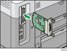 Ilustração da unidade de interface