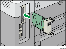 Ilustração da unidade de interface