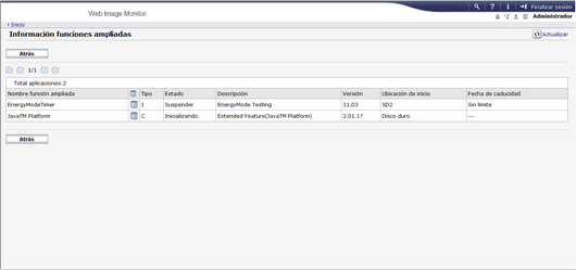 Ilustración de la pantalla del navegador Web