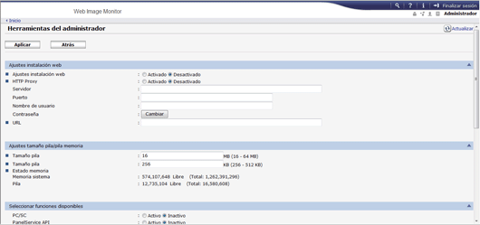 Ilustración de la pantalla del navegador Web