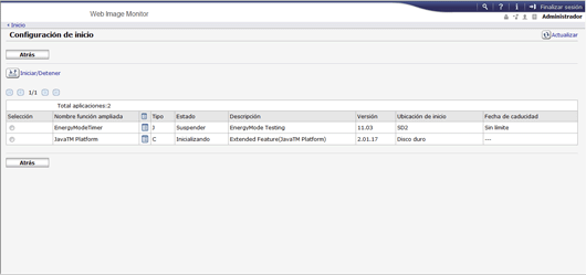 Ilustración de la pantalla del navegador Web