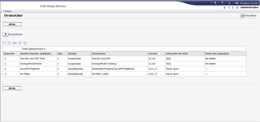 Ilustración de la pantalla del navegador Web