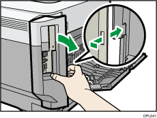 Kuva tulostimen takaosasta