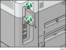 Illustration de l'unité d'interface