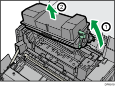 Illustratie van de printer