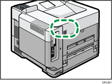 Illustratie van de printer