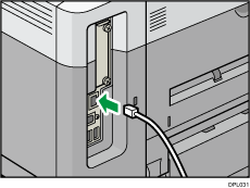 Иллюстрация подключения кабеля Ethernet