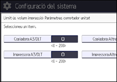 Il·lustració de pantalla del panell d'operacions
