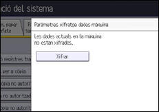 Il·lustració de pantalla del panell d'operacions