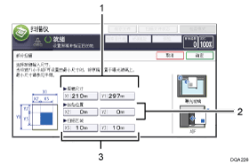 已编号的操作面板屏幕插图