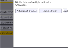 Ilustrace displeje ovládacího panelu