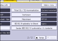 Illustration af displayet på betjeningspanelet