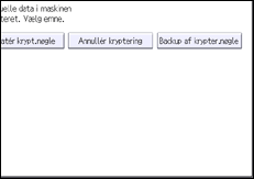 Illustration af displayet på betjeningspanelet