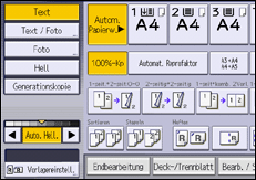 Abbildung Bedienfeld-Display