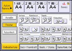 Abbildung Bedienfeld-Display
